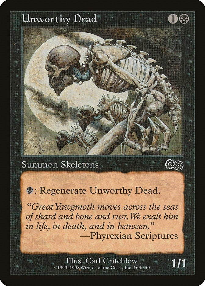 Image for Unworthy Dead (163) (USG) - Magic: The Gathering