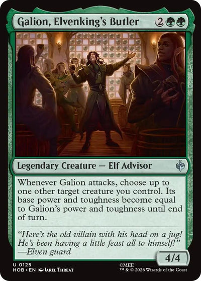 Galion, Elvenking's Butler (125) (HOB)