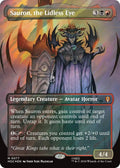 Image for Sauron, the Lidless Eye (Borderless) (Surge Foil) (77) (HOC) - Magic: The Gathering