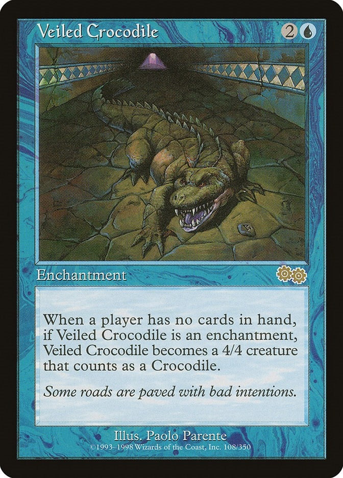 Image for Veiled Crocodile (108) (USG) - Magic: The Gathering