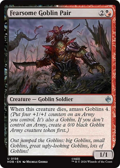 Fearsome Goblin Pair (156) (HOB)