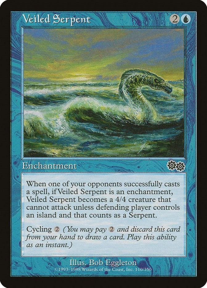 Image for Veiled Serpent (110) (USG) - Magic: The Gathering