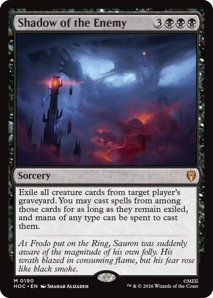 Image for Shadow of the Enemy (190) (HOC) - Magic: The Gathering