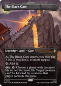 Image for The Black Gate (Borderless) (47) (HOC) - Magic: The Gathering
