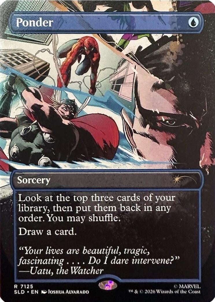 Image for Ponder (7125) (7125) (SLD) - Magic: The Gathering