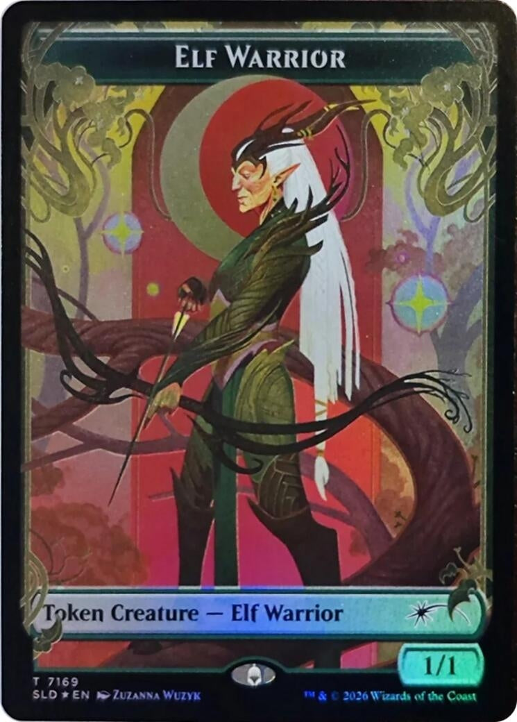 Image for Elf Warrior Token (7169) (7169) (SLD) - Magic: The Gathering