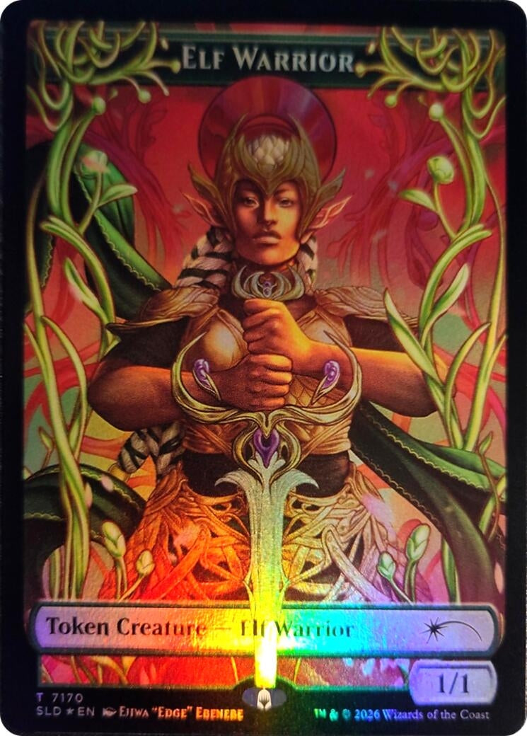 Image for Elf Warrior Token (7170) (7170) (SLD) - Magic: The Gathering