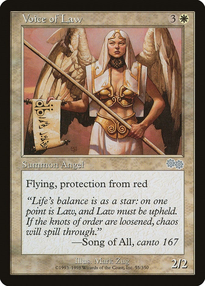 Image for Voice of Law (55) (USG) - Magic: The Gathering