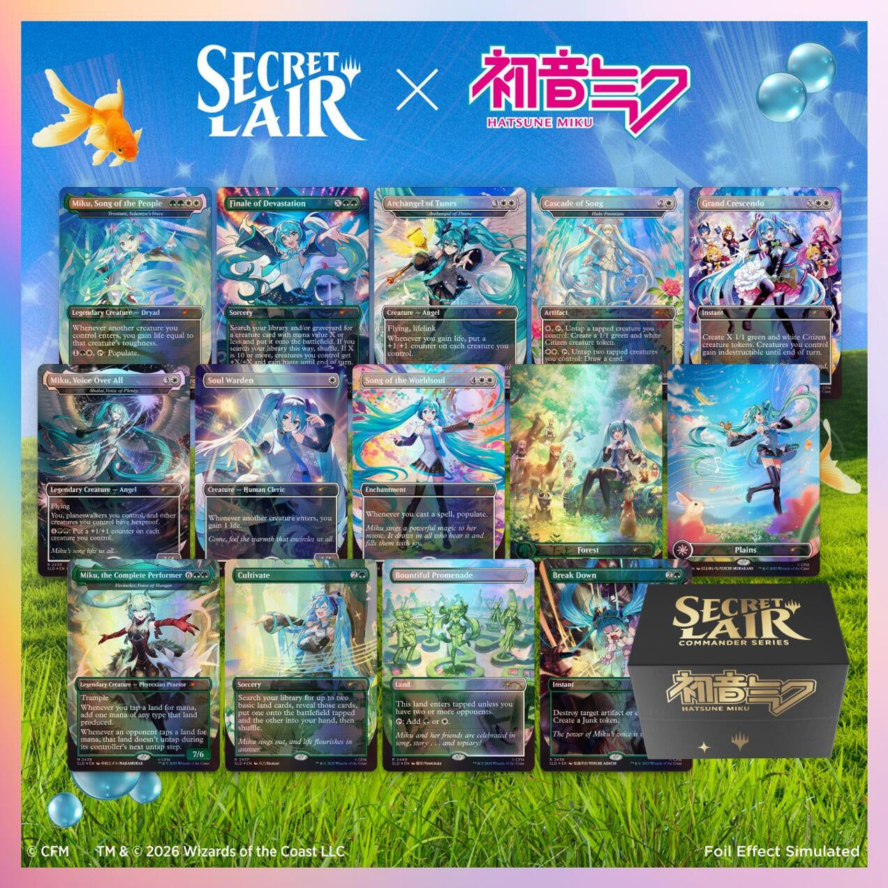 Image for Secret Lair Commander Deck: Hatsune Miku - Magic: The Gathering