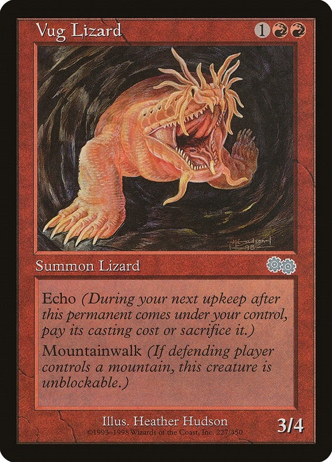 Image for Vug Lizard (227) (USG) - Magic: The Gathering