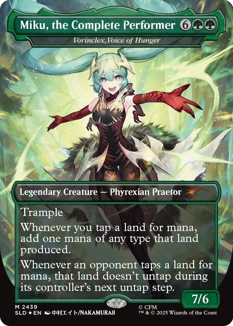 Image for Miku, the Complete Performer - Vorinclex, Voice of Hunger (2439) (SLD) - Magic: The Gathering