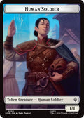 Image for Human Soldier // Dwarf Double-Sided Token (2 // 6) (HOB) - Magic: The Gathering