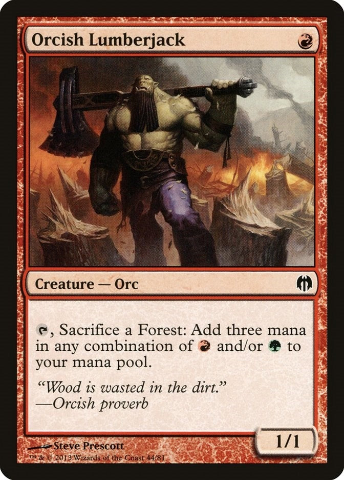 Orcish Lumberjack (44) (DDL)