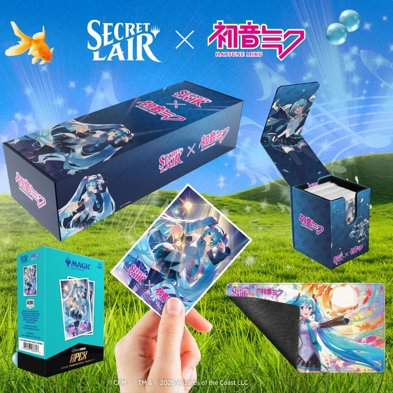 Image for Secret Lair Miku Fan Merch Bundle - Magic: The Gathering
