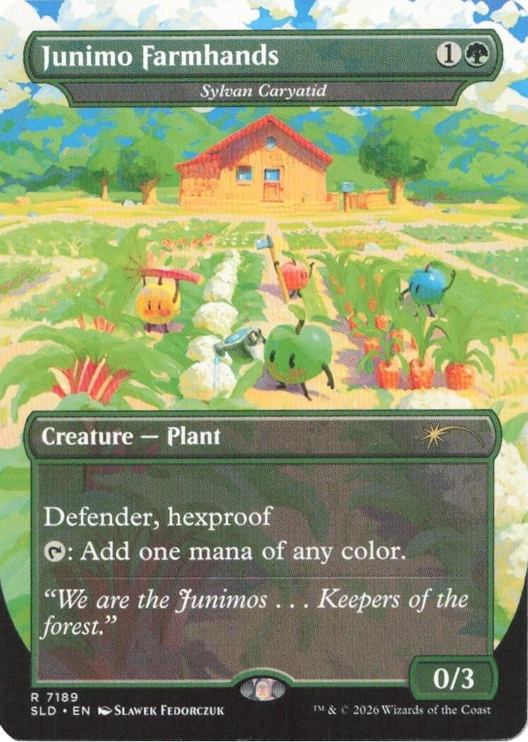 Image for Junimo Farmhands - Sylvan Caryatid (7189) (SLD) - Magic: The Gathering