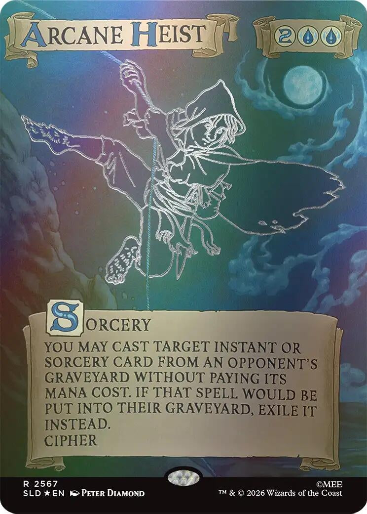 Image for Arcane Heist (Out Of Sight Foil) (2567) (SLD) - Magic: The Gathering