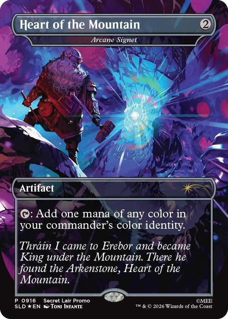 Image for Heart of the Mountain - Arcane Signet (916) (SLD) - Magic: The Gathering