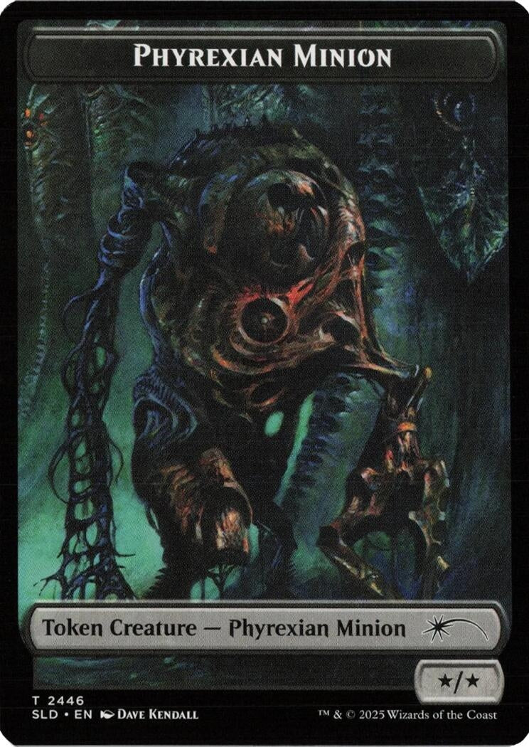 Image for Phyrexian Minion (SLD) // Angel (LCI) Double-sided Token (2446 // 2) (SLD) - Magic: The Gathering