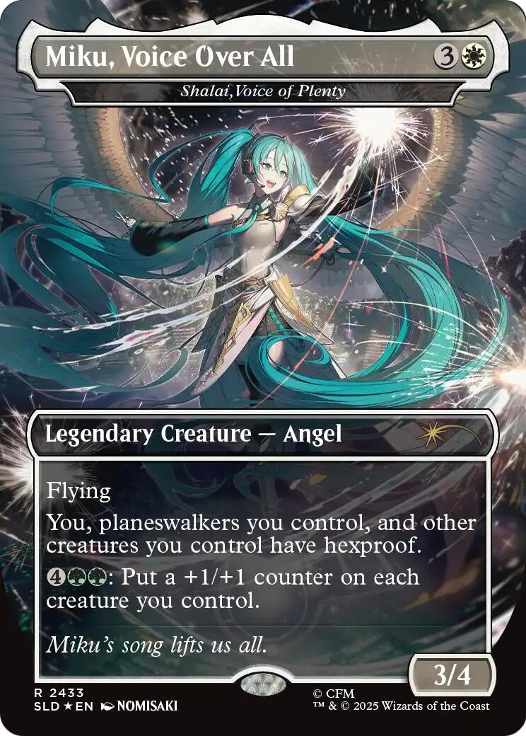 Image for Miku, Voice Over All - Shalai, Voice of Plenty (2433) (SLD) - Magic: The Gathering
