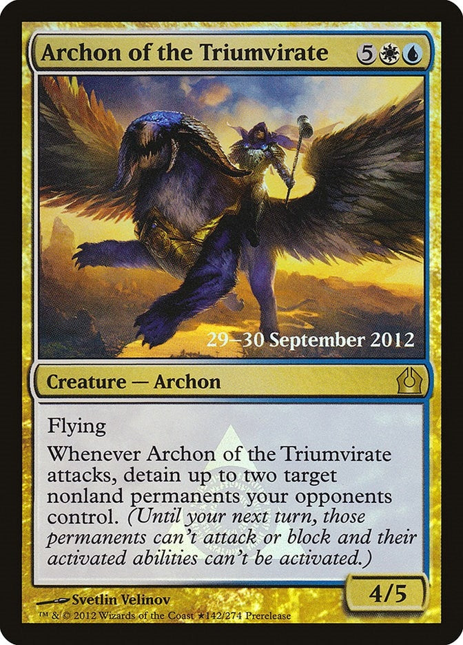 Image for Archon of the Triumvirate (142) (PRE) - Magic: The Gathering