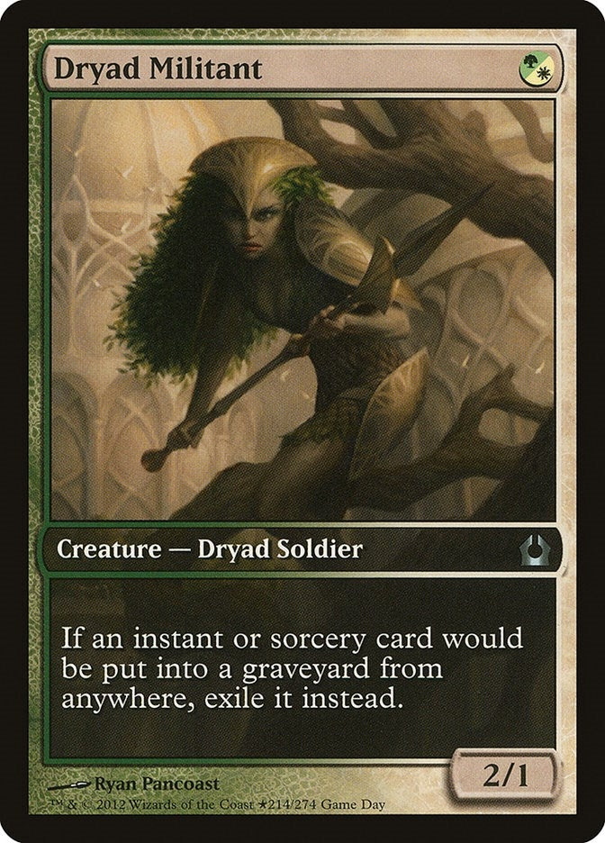 Image for Dryad Militant (214) (GAME) - Magic: The Gathering