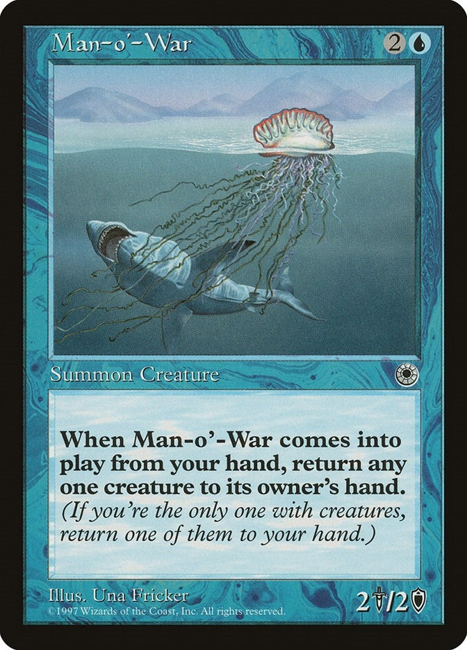Image for Man-o'-War (POR) - Magic: The Gathering