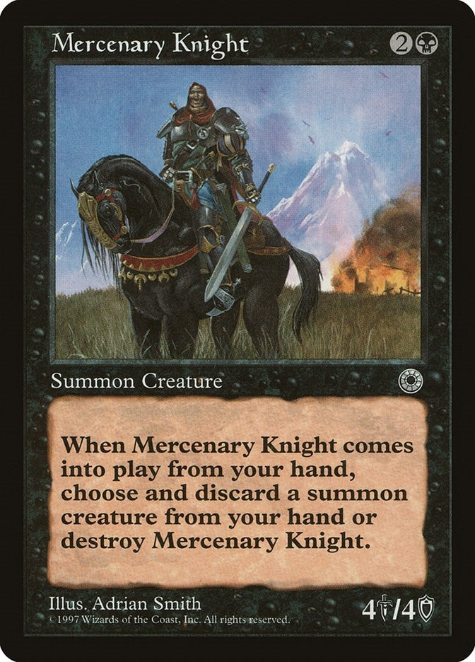 Image for Mercenary Knight (POR) - Magic: The Gathering