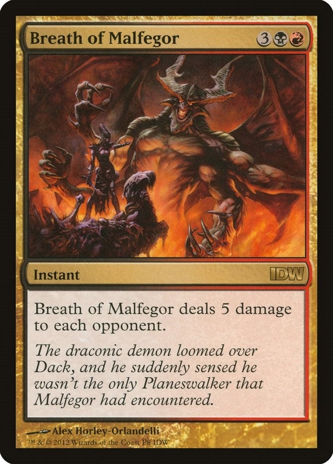 Image for Breath of Malfegor (IDW Comics 2012) (P8) (MEDIA) - Magic: The Gathering