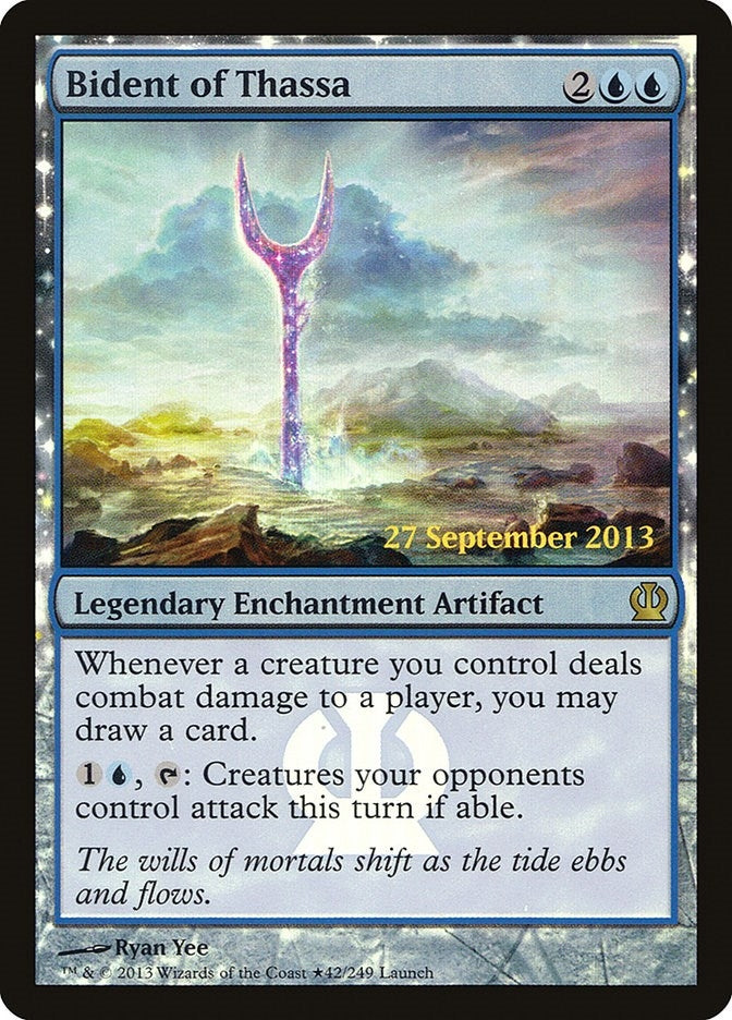Image for Bident of Thassa (42) (LARP) - Magic: The Gathering