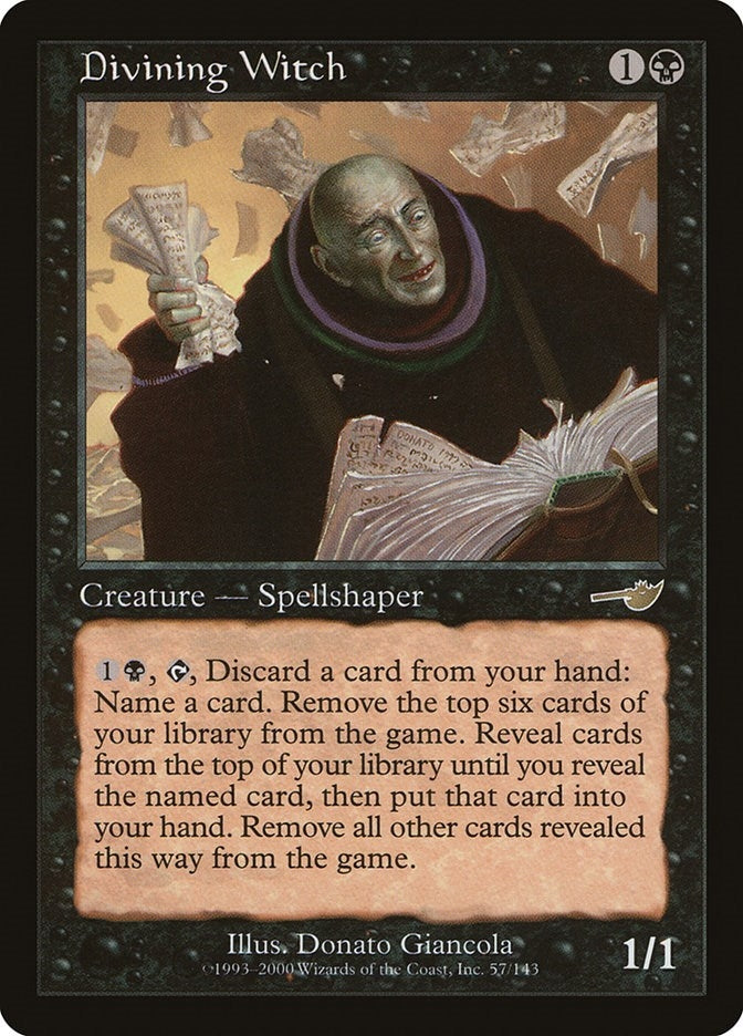 Image for Divining Witch (57) (NMS) - Magic: The Gathering