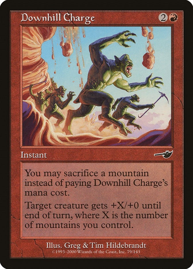 Image for Downhill Charge (79) (NMS) - Magic: The Gathering