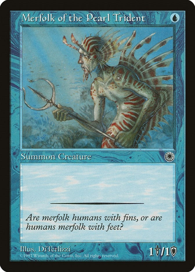Image for Merfolk of the Pearl Trident (POR) - Magic: The Gathering
