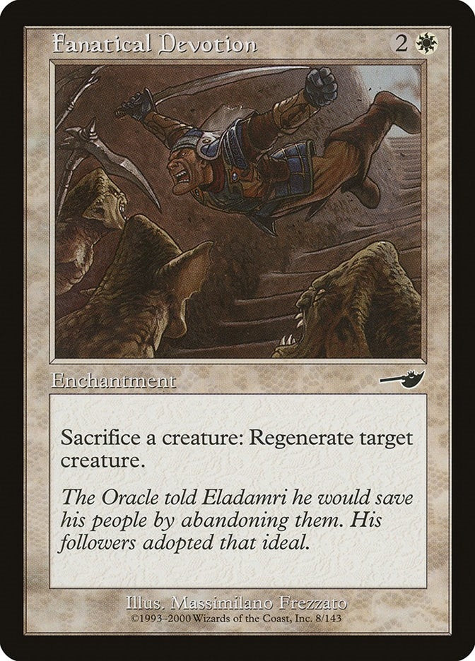 Image for Fanatical Devotion (8) (NMS) - Magic: The Gathering