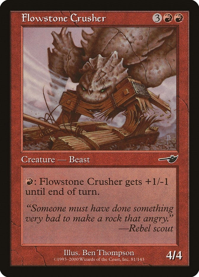 Image for Flowstone Crusher (81) (NMS) - Magic: The Gathering