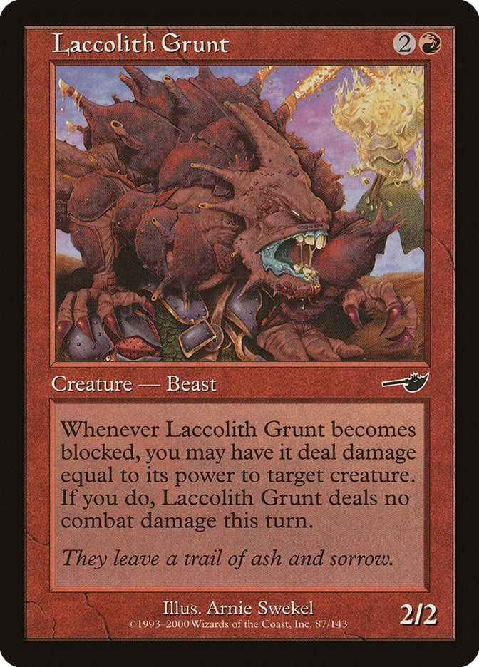 Image for Laccolith Grunt (87) (NMS) - Magic: The Gathering