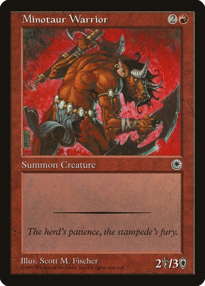 Image for Minotaur Warrior (POR) - Magic: The Gathering