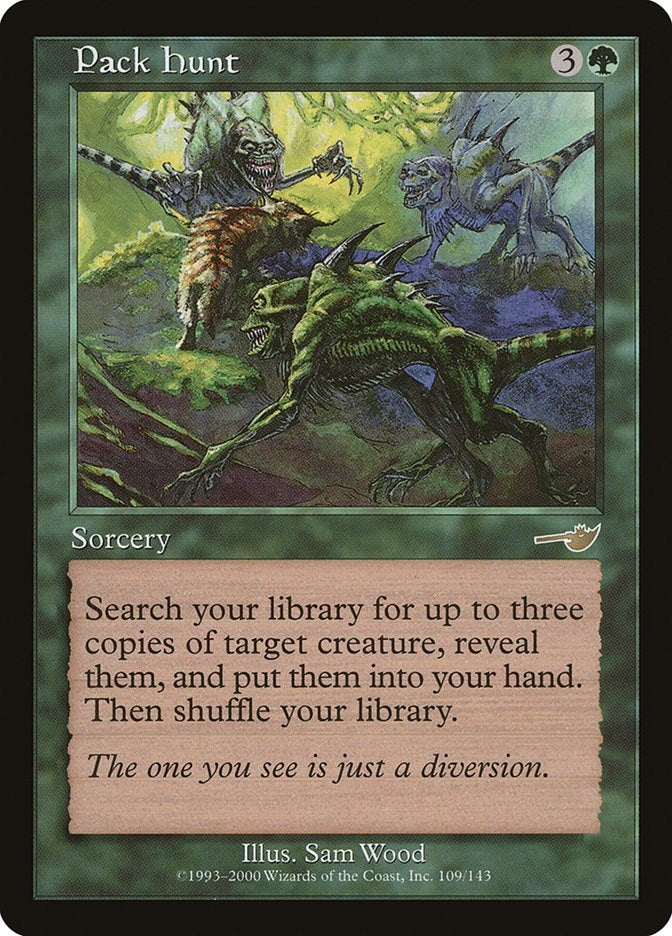 Image for Pack Hunt (109) (NMS) - Magic: The Gathering