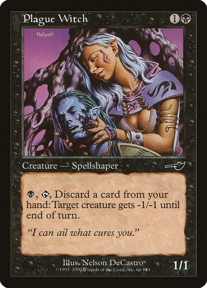 Image for Plague Witch (66) (NMS) - Magic: The Gathering