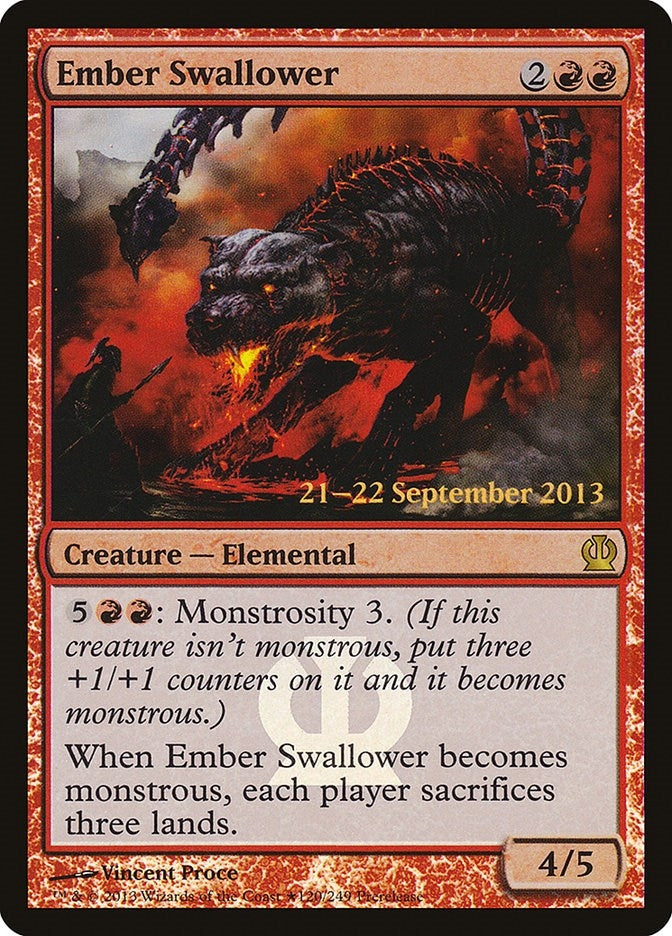 Image for Ember Swallower (120) (PRE) - Magic: The Gathering