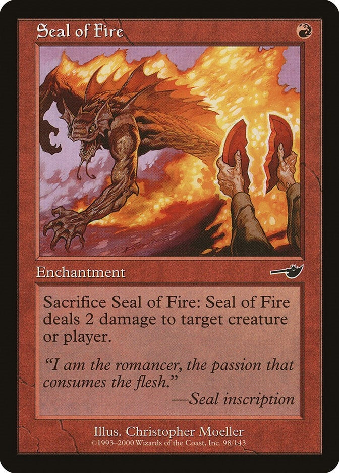 Image for Seal of Fire (98) (NMS) - Magic: The Gathering
