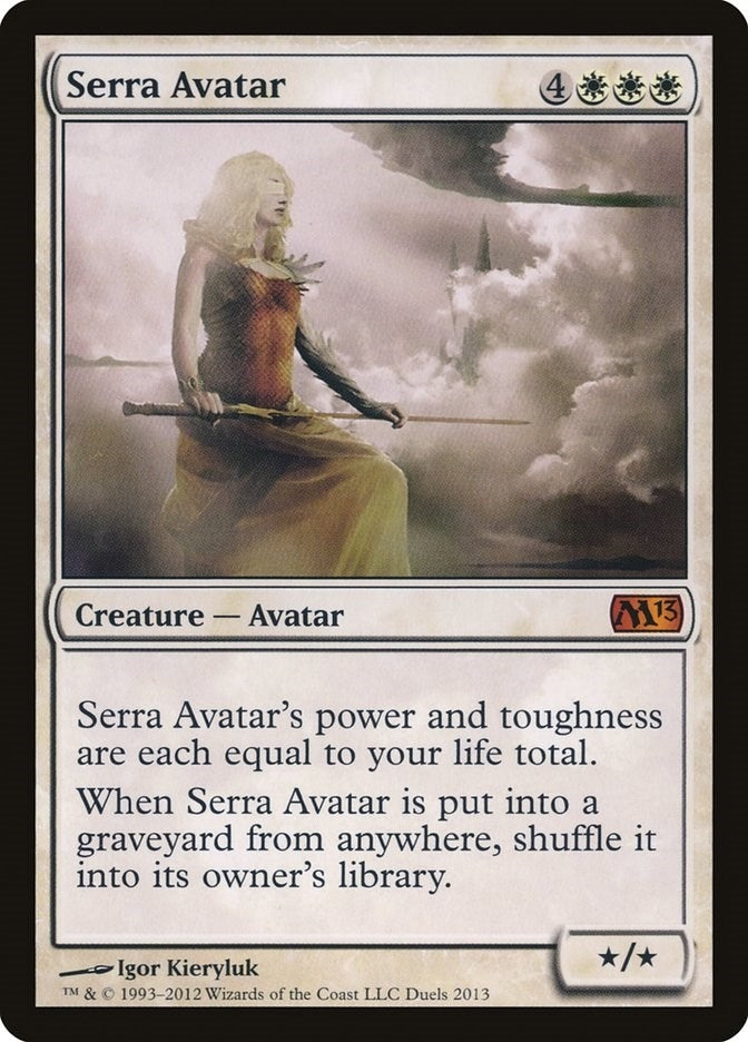 Image for Serra Avatar (Duels 2013) (MEDIA) - Magic: The Gathering