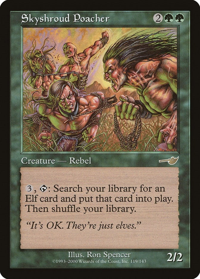Image for Skyshroud Poacher (119) (NMS) - Magic: The Gathering