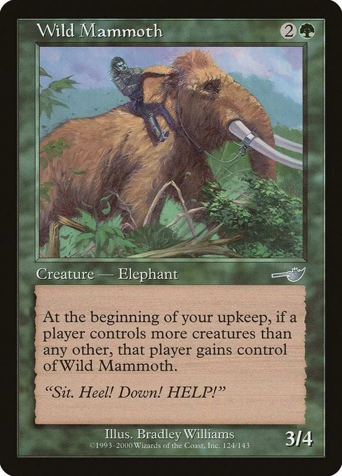 Image for Wild Mammoth (124) (NMS) - Magic: The Gathering