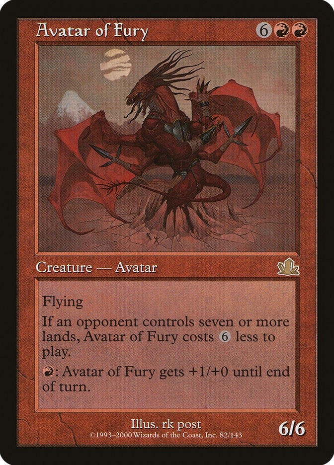 Image for Avatar of Fury (82) (PCY) - Magic: The Gathering