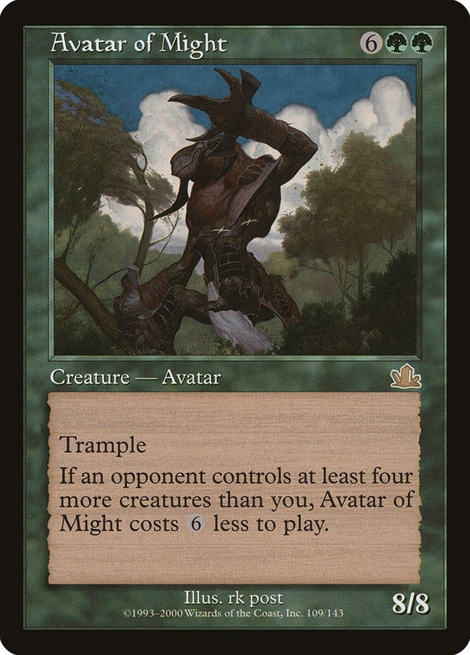 Image for Avatar of Might (109) (PCY) - Magic: The Gathering