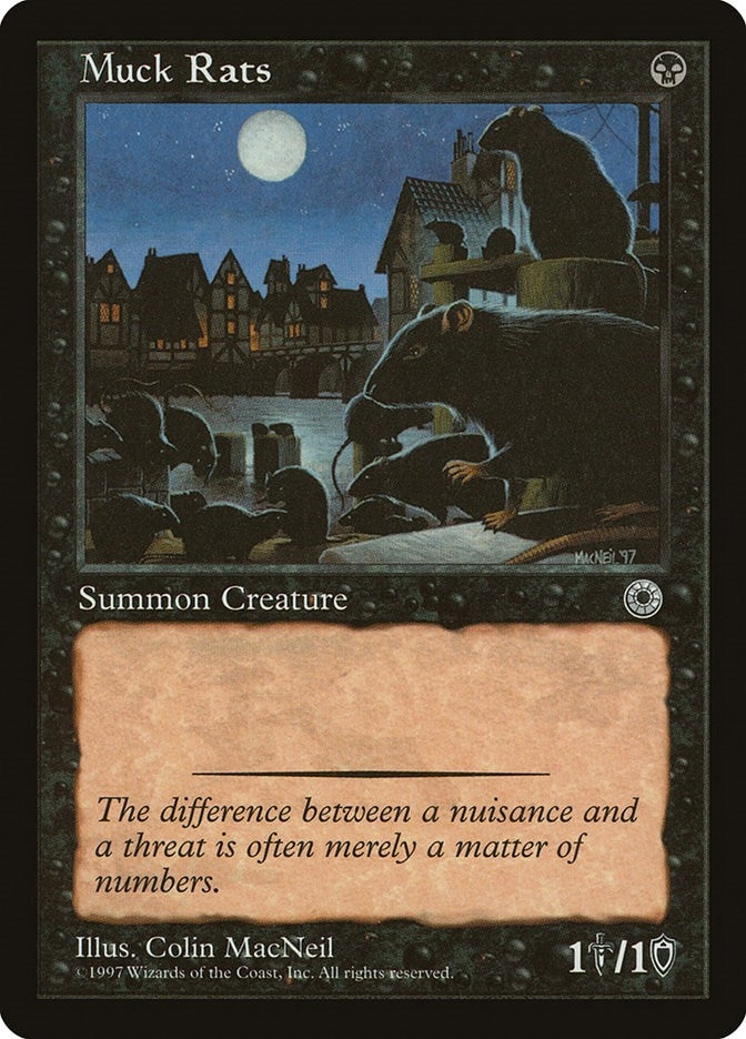 Image for Muck Rats (POR) - Magic: The Gathering