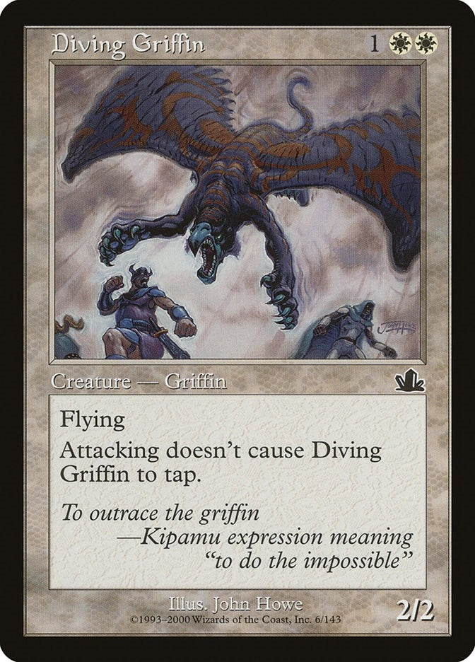 Image for Diving Griffin (6) (PCY) - Magic: The Gathering