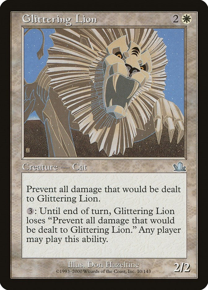 Image for Glittering Lion (10) (PCY) - Magic: The Gathering