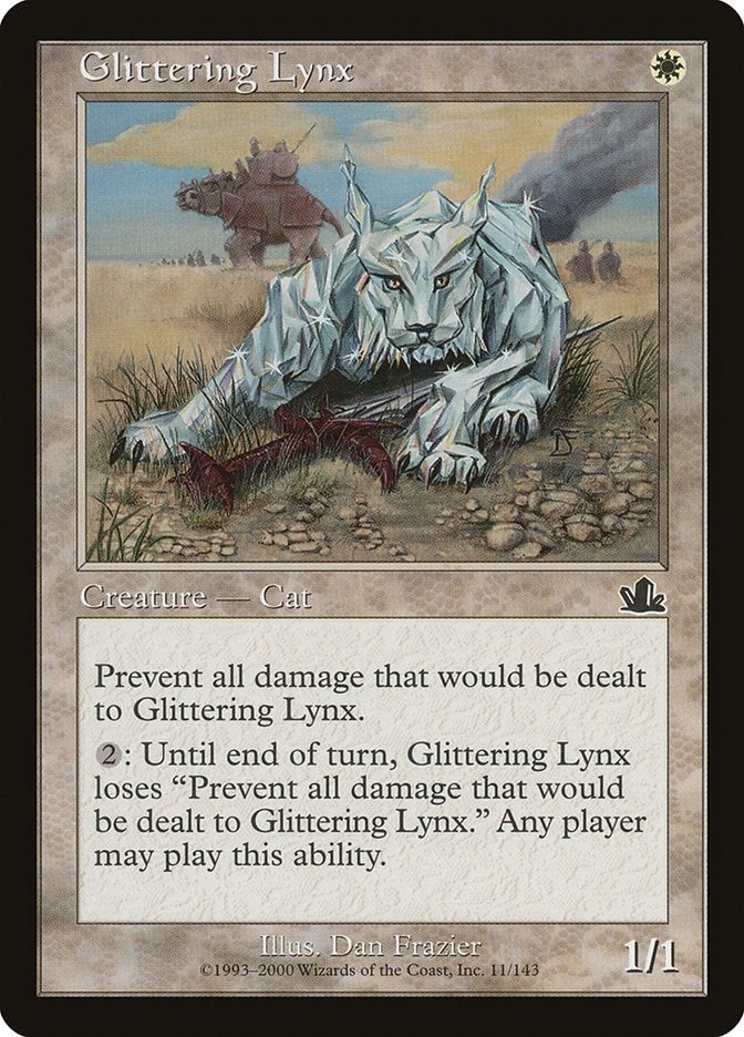 Image for Glittering Lynx (11) (PCY) - Magic: The Gathering
