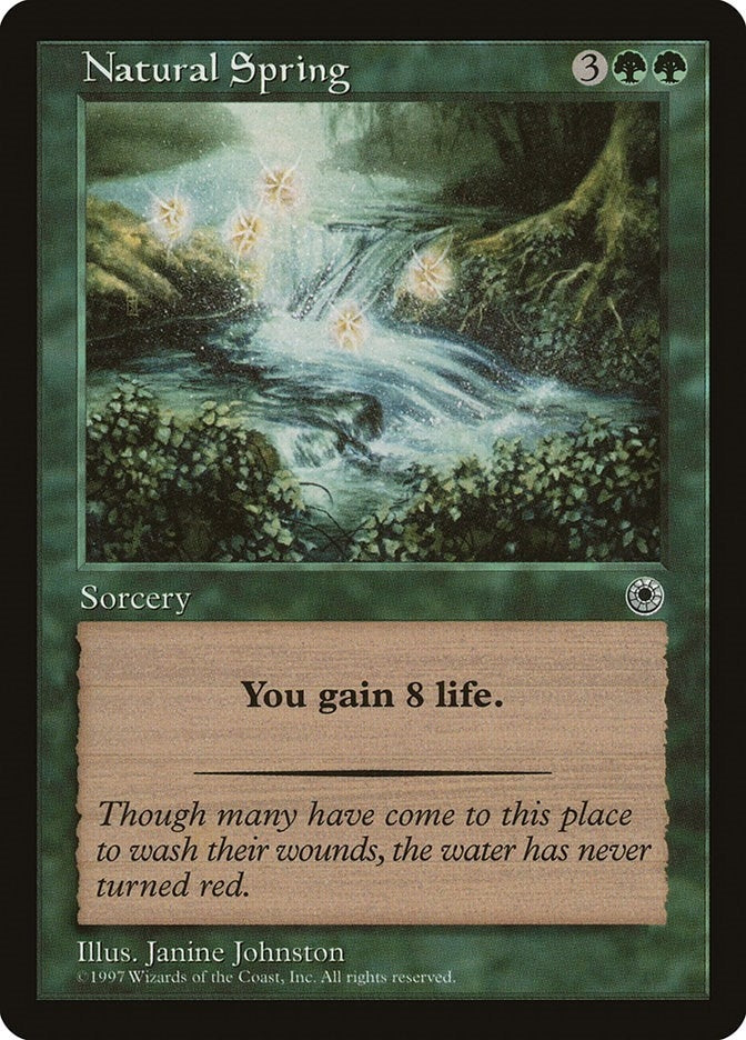 Image for Natural Spring (POR) - Magic: The Gathering